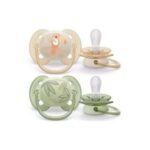 AVENT SUCETTE ORTHODONIC ULTRA SOFT PEAU SENSIBLE 0-6 MOIS PACK DE 2