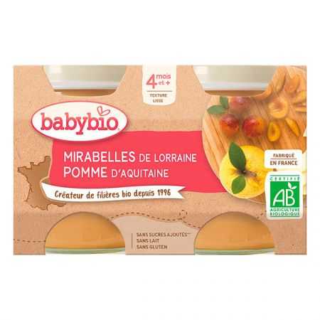 babybio-babybio-petit-pot-mirabelle-et-pomme-2x130g-bio-repas-bebe.jpg BABYBIO PETIT POT MIRABELLE ET POMME 2x130G BIO – Image 1
