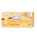 BABYBIO PETITS BISCUITS A LA VANILLE 12 MOIS + 10*2
