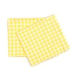BAMBIDOU LOT 2 BAVOIRS EPAULE MINI LANGE CARREAUX JAUNE