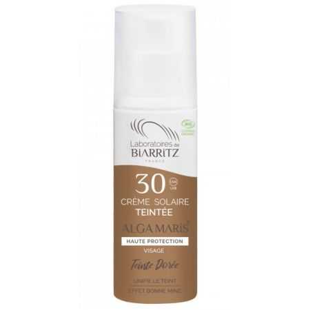 biarritz-algamaris-creme-solaire-visage-spf30-teintee-doree-certifiee-bio.jpg BIARRITZ ALGAMARIS CREME SOLAIRE VISAGE SPF30 TEINTEE DOREE CERTIFIEE BIO – Image 1