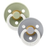 BIBS SET DE 2 SUCETTES SAGE GLOW CLOUD GLOW 0-6 MOIS