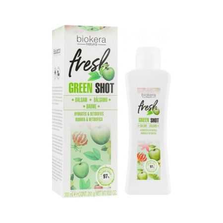 biokera-biokera-fresh-green-shot-balsam-300-ml-apres-shampooing-soin-des-cheveux.jpg BIOKERA FRESH GREEN SHOT BALSAM 300 ML – Image 1