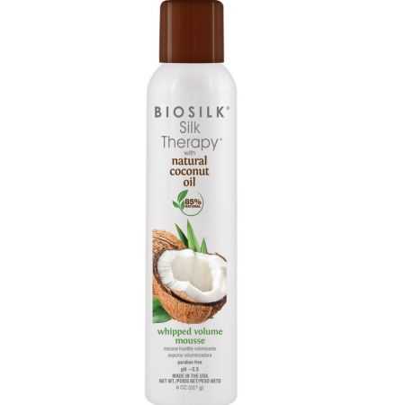 biosilk-silk-therapy-natural-coconut-oil-mousse-cheveux-volumissante-227-g.jpg BIOSILK SILK THERAPY NATURAL COCONUT OIL MOUSSE CHEVEUX VOLUMISSANTE 227 G – Image 1