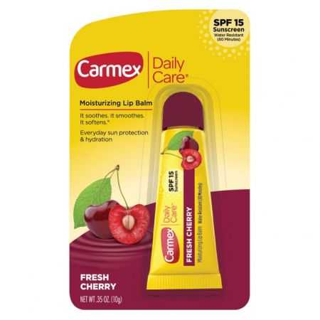 carmex-carmex-baume-a-levres-cerise-spf-15-tube-produits-americains-visage-et-corps.jpg CARMEX BAUME A LEVRES CERISE SPF 15 TUBE – Image 1