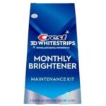 CREST 3D WHITESTRIPS MONTHLY BRIGHTENER MAINTENANCE KIT 10 TREATMENTS 20 STRIPS