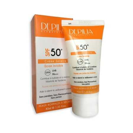 depilia-depilia-creme-solaire-invisible-spf-50-cremes-solaires.jpg DEPILIA CREME SOLAIRE INVISIBLE SPF 50+ – Image 1
