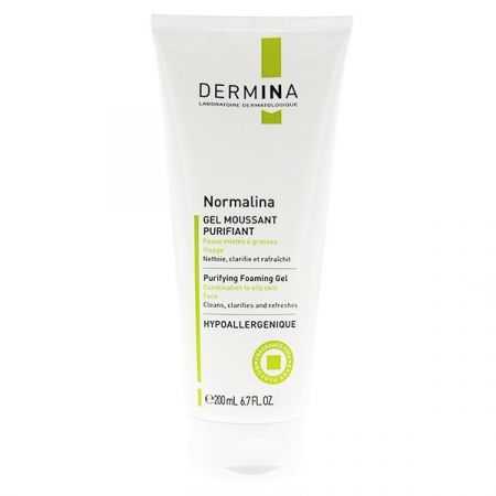 dermina-dermina-normalina-gel-moussant-purifiant-200-ml-nettoyants-visage.jpg DERMINA NORMALINA GEL MOUSSANT PURIFIANT 200 ML – Image 1