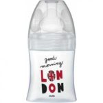 DODIE BIBERON ANTI COLIQUE VERRE TETINE PLATE 150ML LONDON