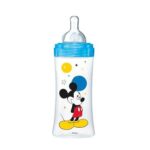 DODIE BIBERON INITIATION+ 330ML MICKEY BLEU +6 M TET RONDE 3 VIT D3