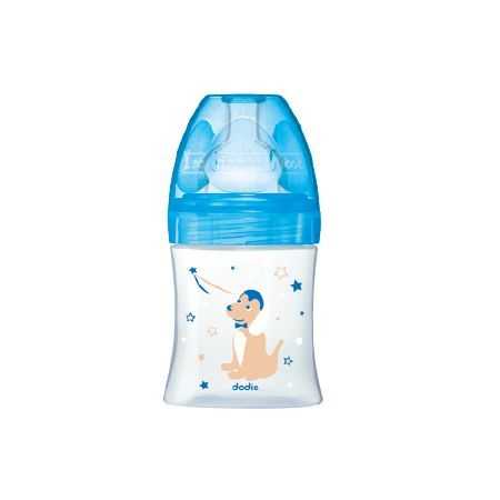 dodie-biberon-sensation-150ml-bleu-ourson-0-6-m-tetine-plate-d1.jpg DODIE BIBERON SENSATION+ 150ML BLEU OURSON 0-6 M TETINE PLATE D1 – Image 1