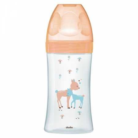 dodie-biberon-sensation-verre-270ml-beige-biche-0-6-m-tetine-plate-d2.jpg DODIE BIBERON SENSATION+ VERRE 270ML BEIGE BICHE 0-6 M TETINE PLATE D2 – Image 1