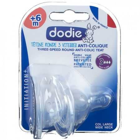 dodie-dodie-tetine-ini-anti-colique-d3-6m-x2-tetines.jpg DODIE TETINE INI+ ANTI COLIQUE D3 +6M X2 – Image 1