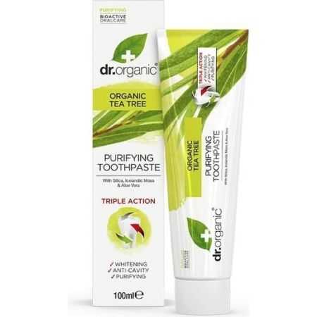 dr-organic-dentifrice-au-tea-tree-100-ml.jpg DR ORGANIC DENTIFRICE AU TEA TREE 100 ML – Image 1