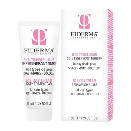 fiderma-fiderma-b12-creme-de-jour-50ml-hydratants-toutes-peaux.jpg FIDERMA B12 CREME DE JOUR 50ML – Image 1