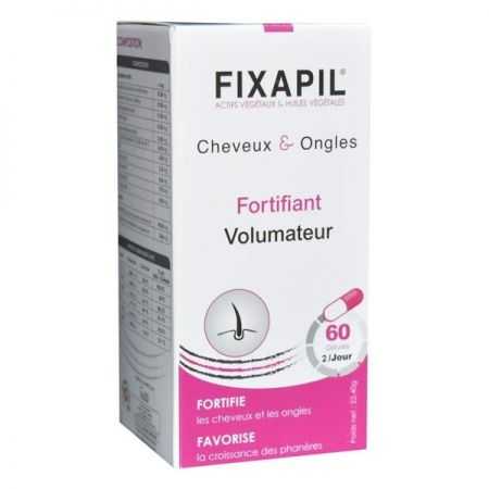fixapil-cheveux-et-ongles-fortifiant-volumateur-60-gelules.jpg FIXAPIL CHEVEUX ET ONGLES FORTIFIANT VOLUMATEUR 60 GELULES – Image 1