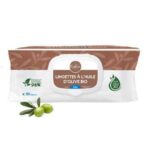 GIFRER LINGETTES NETTOYANTES À L’HUILE D’OLIVE BIO 70 LINGETTES
