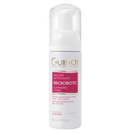 guinot-guinot-microbiotic-mousse-mousse-nettoyante-ideale-peau-grasse-lait-mousse-emulsion.jpg Guinot Microbiotic Mousse - Mousse nettoyante idéale peau grasse – Image 1
