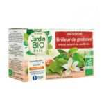 JARDIN BIO INFUSION BRULEUR DE GRAISSES AROME NATUREL DE VANILLE BIO 20 SACHETS