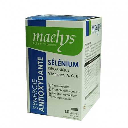 maelys-selenium-organique-ace-synergie-antioxydante-60-gelules.jpg MAELYS SELENIUM ORGANIQUE A,C,E SYNERGIE ANTIOXYDANTE 60 GELULES – Image 1