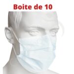MASQUE DE PROTECTION BOITE DE 10