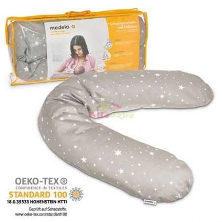 medela-medela-coussin-dallaitement-gris-bebe-maman.jpg Medela : coussin d'allaitement gris – Image 1