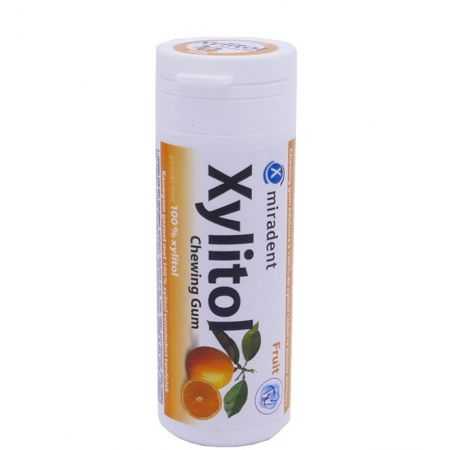 miradent-miradent-xylitol-chewing-gum-fruit-30-pieces-complements-alimentaires.jpg MIRADENT XYLITOL CHEWING GUM FRUIT 30 PIECES – Image 1