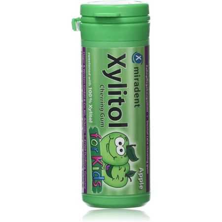 miradent-miradent-xylitol-chewing-gum-kids-pomme-complements-alimentaires.jpg MIRADENT XYLITOL CHEWING GUM KIDS POMME – Image 1