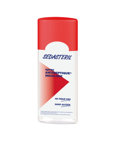 sedasteril-spray-antiseptique-incolor-100-ml.png SEDASTERIL SPRAY ANTISEPTIQUE INCOLOR 100 ML – Image 1