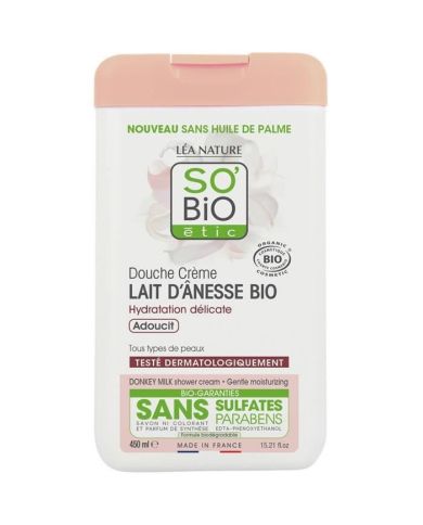 so-bio-douche-creme-au-lait-d-anesse-450-ml.jpg SO BIO DOUCHE CREME AU LAIT D ANESSE 450 ML – Image 1