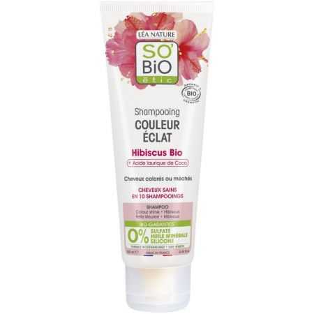 so-bio-shampoing-couleur-eclat-hibiscus-bio-et-acide-laurique-de-coco-250-ml.jpg SO BIO SHAMPOING COULEUR ECLAT HIBISCUS BIO ET ACIDE LAURIQUE DE COCO 250 ML – Image 1