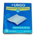URGO COMPRESSES DE GAZE STERILES 30CM * 30 CM 10 SACHETS