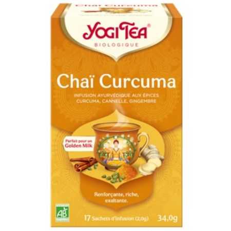 yogi-tea-chai-curcuma-17-sachets.jpg YOGI TEA CHAI CURCUMA 17 SACHETS – Image 1