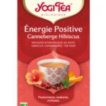 YOGI TEA ENERGIE POSITIVE CANNEBERGE HIBISCUS 17 SACHETS