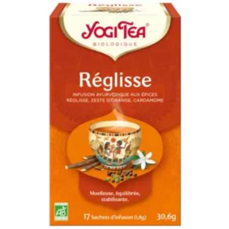 yogi-tea-reglisse-17-sachets.jpg YOGI TEA REGLISSE 17 SACHETS – Image 1