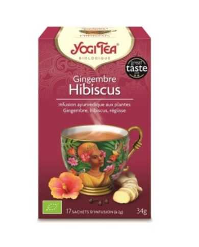 yogi-tea-yogi-tea-gingembre-hibiscus-17-sachets-the-tisanes-et-infusions.jpg YOGI TEA GINGEMBRE HIBISCUS 17 SACHETS – Image 1
